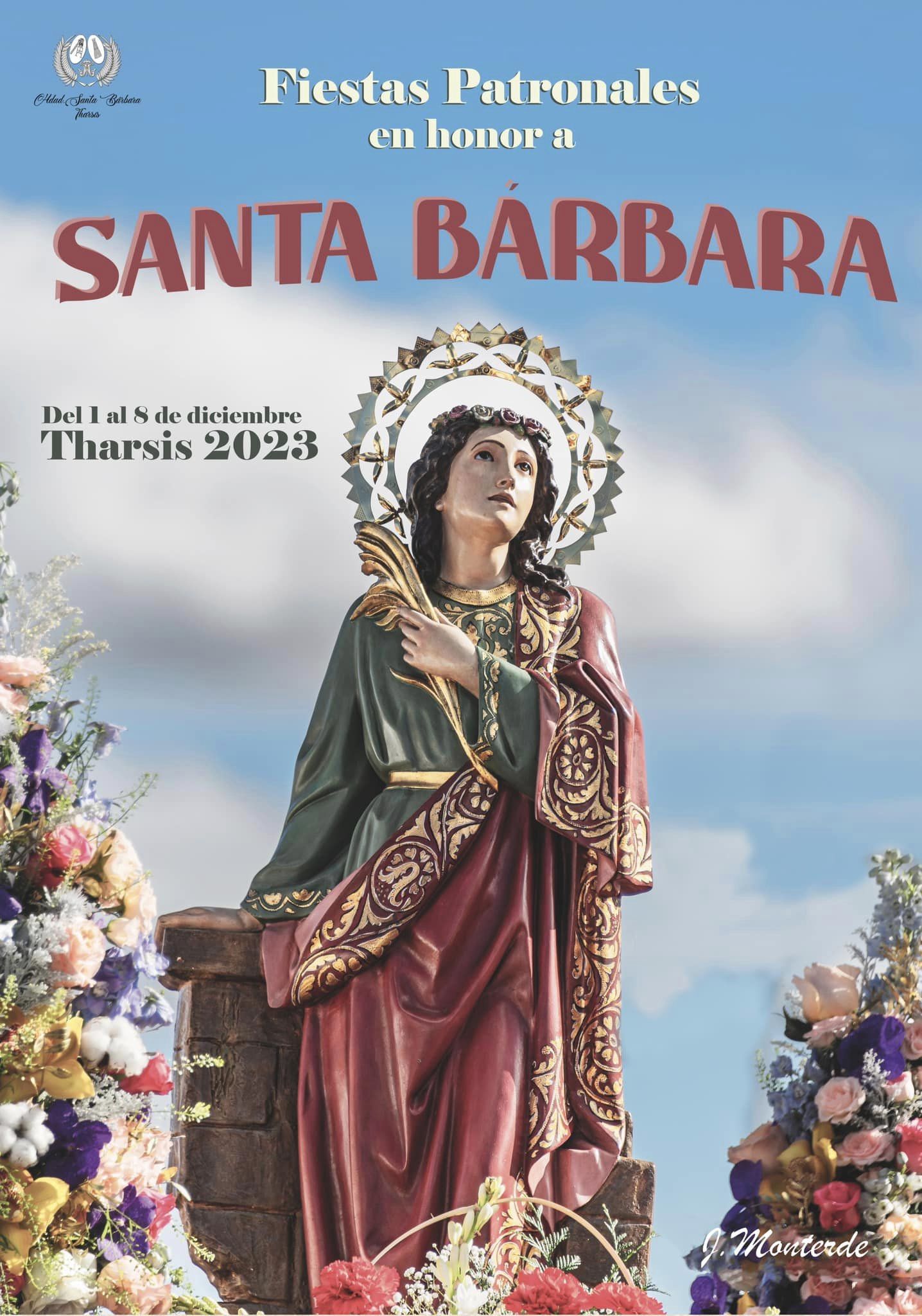 Fiestas patronales en honor a Santa Bárbara 2023 Tharsis